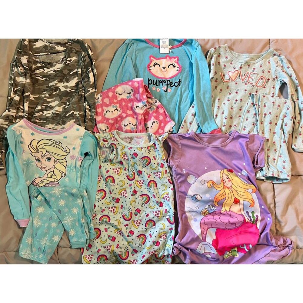 Girls 4T - 5T Pajama Bundle